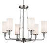 Kichler - 52451CLP - Six Light Chandelier - Vetivene - Classic Pewter