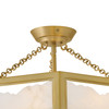 Fredrick Ramond - FR41533LCB - LED Semi Flush Mount - Veleta - Lacquered Brass