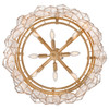 Fredrick Ramond - FR32604DA - LED Chandelier - Amira - Distressed Brass