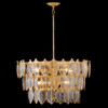Fredrick Ramond - FR32604DA - LED Chandelier - Amira - Distressed Brass