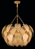 Fredrick Ramond - FR47166DA - LED Chandelier - Camille - Distressed Brass