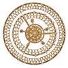 Fredrick Ramond - FR47003BNG - LED Semi Flush Mount - Freya - Burnished Gold