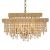 Fredrick Ramond - FR47003BNG - LED Semi Flush Mount - Freya - Burnished Gold