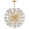 Fredrick Ramond - FR46905UB - LED Chandelier - Maya - Unlacquered Brass