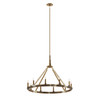 Kichler - 52421BNB - Ten Light Chandelier - Emmala - Brushed Natural Brass