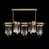 Fine Art Handcrafted Lighting - 100139-6 - LED Linear Pendant - Rain - Bronze