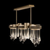 Fine Art Handcrafted Lighting - 100139-6 - LED Linear Pendant - Rain - Bronze
