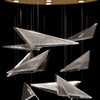 Fine Art Handcrafted Lighting - 100119-51 - LED Pendant - Volo - Soft Gold