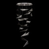 Fine Art Handcrafted Lighting - 100119-45 - LED Pendant - Volo - Silver