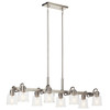 Kichler - 52400NI - Eight Light Linear Chandelier - Aivian - Nickel Textured