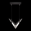 Fine Art Handcrafted Lighting - 100055-1 - LED Linear Pendant - Blade - Black