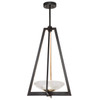 Fine Art Handcrafted Lighting - 896040-3ST - LED Pendant - Delphi - Black