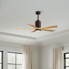 Matthews Fan Company - PA5-TB-LM-52 - 52" Ceiling Fan - Patricia-5 - Textured Bronze