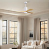 Matthews Fan Company - PA3-WH-LM-60 - 60" Ceiling Fan - Patricia-3 - Gloss White