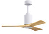 Matthews Fan Company - PA3-WH-LM-42 - 42" Ceiling Fan - Patricia-3 - Gloss White