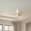 Matthews Fan Company - PA3-WH-LM-42 - 42" Ceiling Fan - Patricia-3 - Gloss White