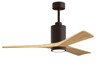 Matthews Fan Company - PA3-TB-LM-52 - 52" Ceiling Fan - Patricia-3 - Textured Bronze
