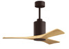 Matthews Fan Company - PA3-TB-LM-42 - 42" Ceiling Fan - Patricia-3 - Textured Bronze