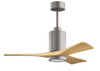 Matthews Fan Company - PA3-BN-LM-42 - 42" Ceiling Fan - Patricia-3 - Brushed Nickel
