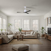 Matthews Fan Company - MK-WH-BK - Ceiling Fan - Molly - Gloss White