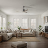 Matthews Fan Company - MK-BK-GA - Ceiling Fan - Molly - Matte Black