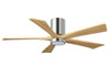 Matthews Fan Company - IR5HLK-CR-LM-52 - 52" Ceiling Fan - Irene-5HLK - Polished Chrome