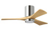 Matthews Fan Company - IR3HLK-CR-LM-42 - 42" Ceiling Fan - Irene-3HLK - Polished Chrome