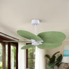 Matthews Fan Company - AKTP-MWH-PL - Five Blade Ceiling Fan - Alessandra Tropical - Brushed Nickel