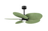 Matthews Fan Company - AKTPLK-BK-PL - Five Blade Ceiling Fan - Alessandra Tropical - LK - Matte Black