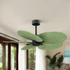Matthews Fan Company - AKTP-BK-PL - Five Blade Ceiling Fan - Alessandra Tropical - Matte Black