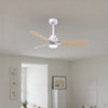 Matthews Fan Company - AKLK-MWH-LM-42 - 42" Ceiling Fan - Alessandra - LK - Matte White