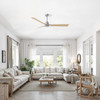Matthews Fan Company - AK-BN-LM-56 - 56" Ceiling Fan - Alessandra - Brushed Nickel