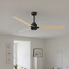 Matthews Fan Company - AK-BK-LM-56 - 56" Ceiling Fan - Alessandra - Matte Black