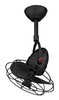 Matthews Fan Company - DI-BK-MTL - 13" Ceiling Fan - Diane - Matte Black