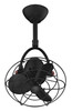 Matthews Fan Company - DI-BK-MTL - 13" Ceiling Fan - Diane - Matte Black