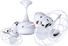 Matthews Fan Company - DD-WH-MTL - Ceiling Fan - Duplo-Dinamico - Gloss White