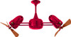 Matthews Fan Company - DD-RED-WD - Ceiling Fan - Duplo-Dinamico - Rubi