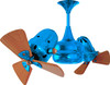 Matthews Fan Company - DD-LTBLUE-WD - Ceiling Fan - Duplo-Dinamico - Agua Marinha