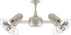Matthews Fan Company - DD-BN-MTL-DAMP - Ceiling Fan - Duplo-Dinamico - Brushed Nickel