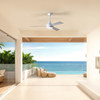 Matthews Fan Company - DA-WH-BW - 52" Ceiling Fan - Donaire - Gloss White