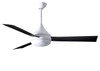 Matthews Fan Company - DA-WH-BK - 52" Ceiling Fan - Donaire - Gloss White