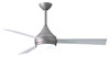 Matthews Fan Company - DA-BS-WH - 52" Ceiling Fan - Donaire - Brushed Stainless