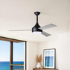 Matthews Fan Company - DA-BK-BW - 52" Ceiling Fan - Donaire - Matte Black