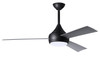 Matthews Fan Company - DA-BK-BS - 52" Ceiling Fan - Donaire - Matte Black