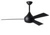 Matthews Fan Company - DA-BK-BK - 52" Ceiling Fan - Donaire - Matte Black