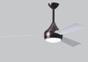 Matthews Fan Company - DA-BB-WH - 52" Ceiling Fan - Donaire - Brushed Bronze