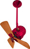 Matthews Fan Company - BD-RED-WD - 16" Ceiling Fan - Bianca Direcional - Rubi