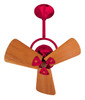 Matthews Fan Company - BD-RED-WD - 16" Ceiling Fan - Bianca Direcional - Rubi
