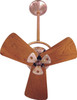 Matthews Fan Company - BD-CP-WD - 16" Ceiling Fan - Bianca Direcional - Polished Copper
