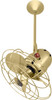 Matthews Fan Company - BD-BRBR-MTL - 13" Ceiling Fan - Bianca Direcional - Brushed Brass